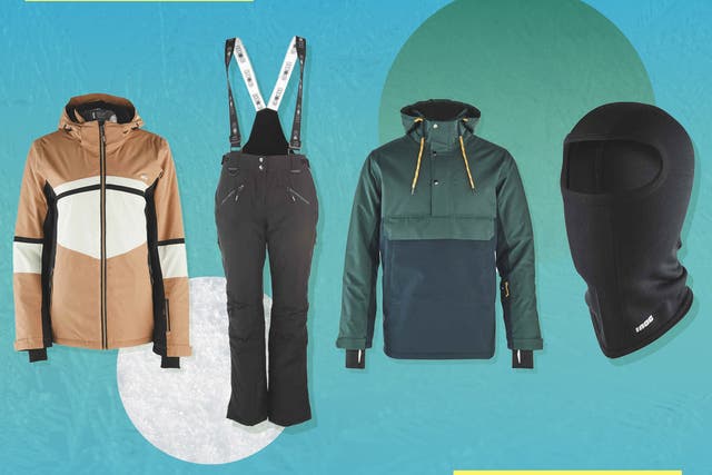 <p>Shop ski jackets and trousers, balaclavas, snoods and more  </p>